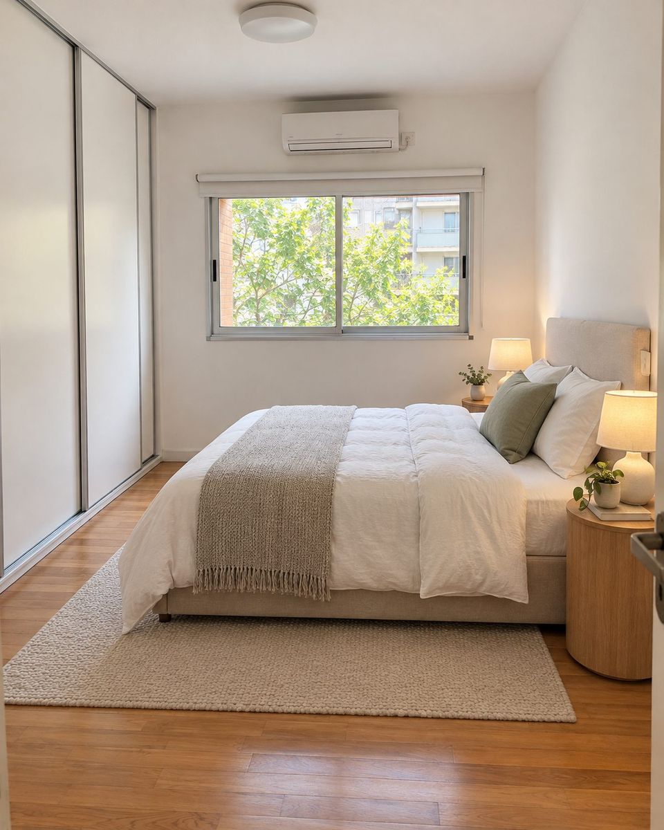 Dormitorio con amoblamiento virtual