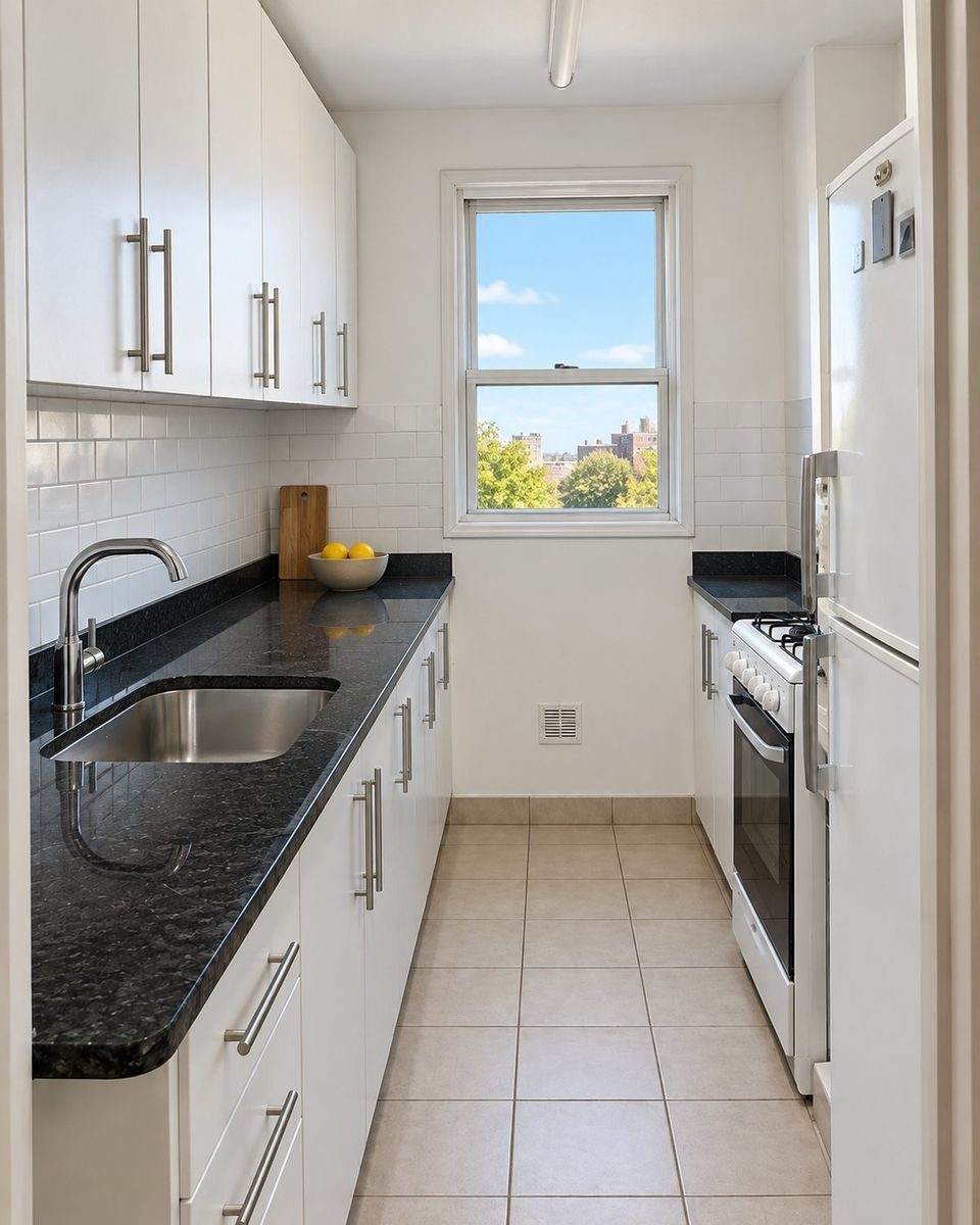 Cocina en Caballito, foto tratada